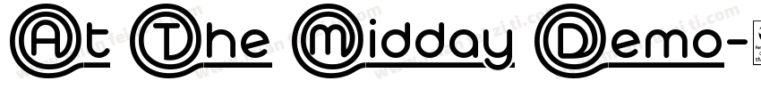 At The Midday Demo字体转换